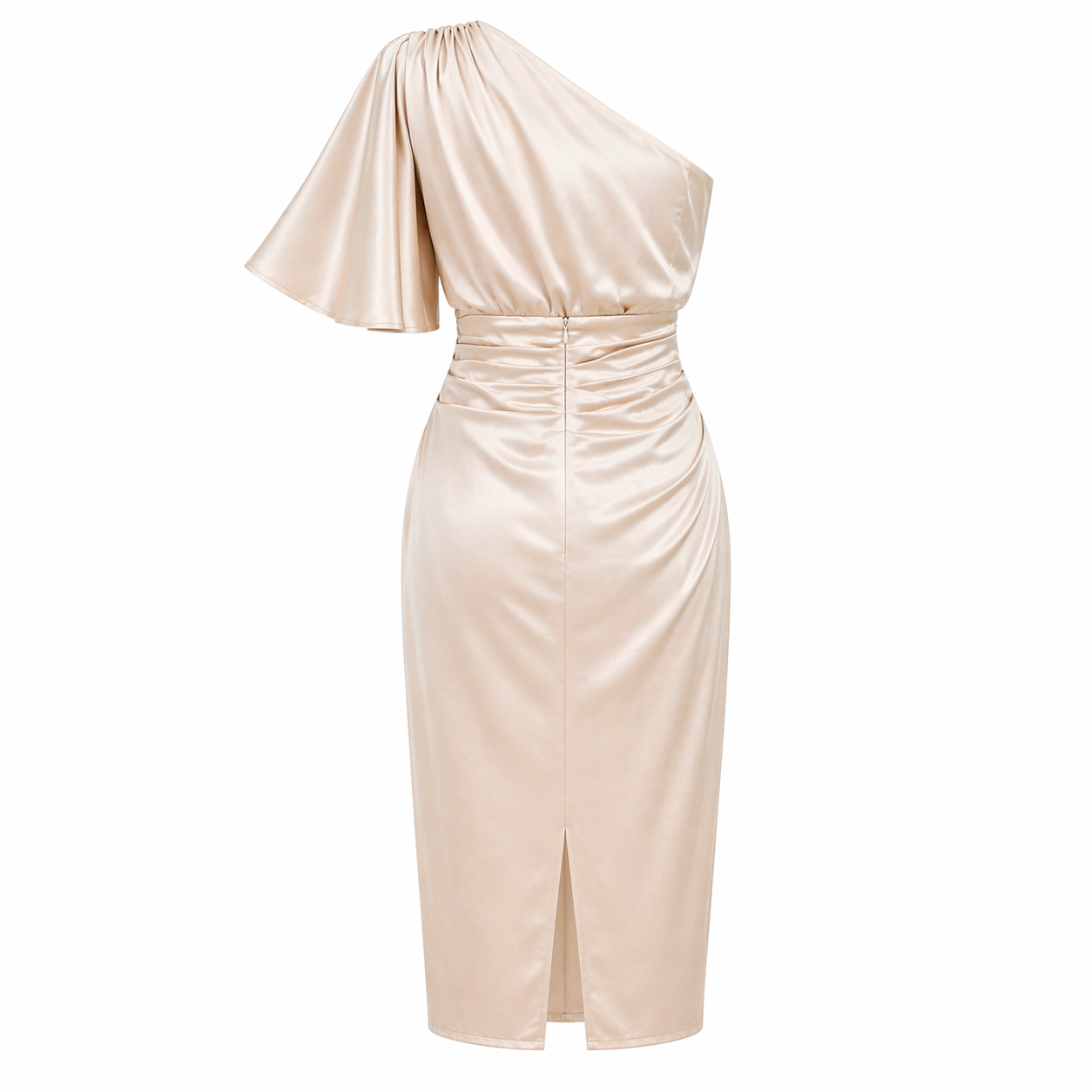 Satin Dress | Asymmetrical Style | Comfortable Fit