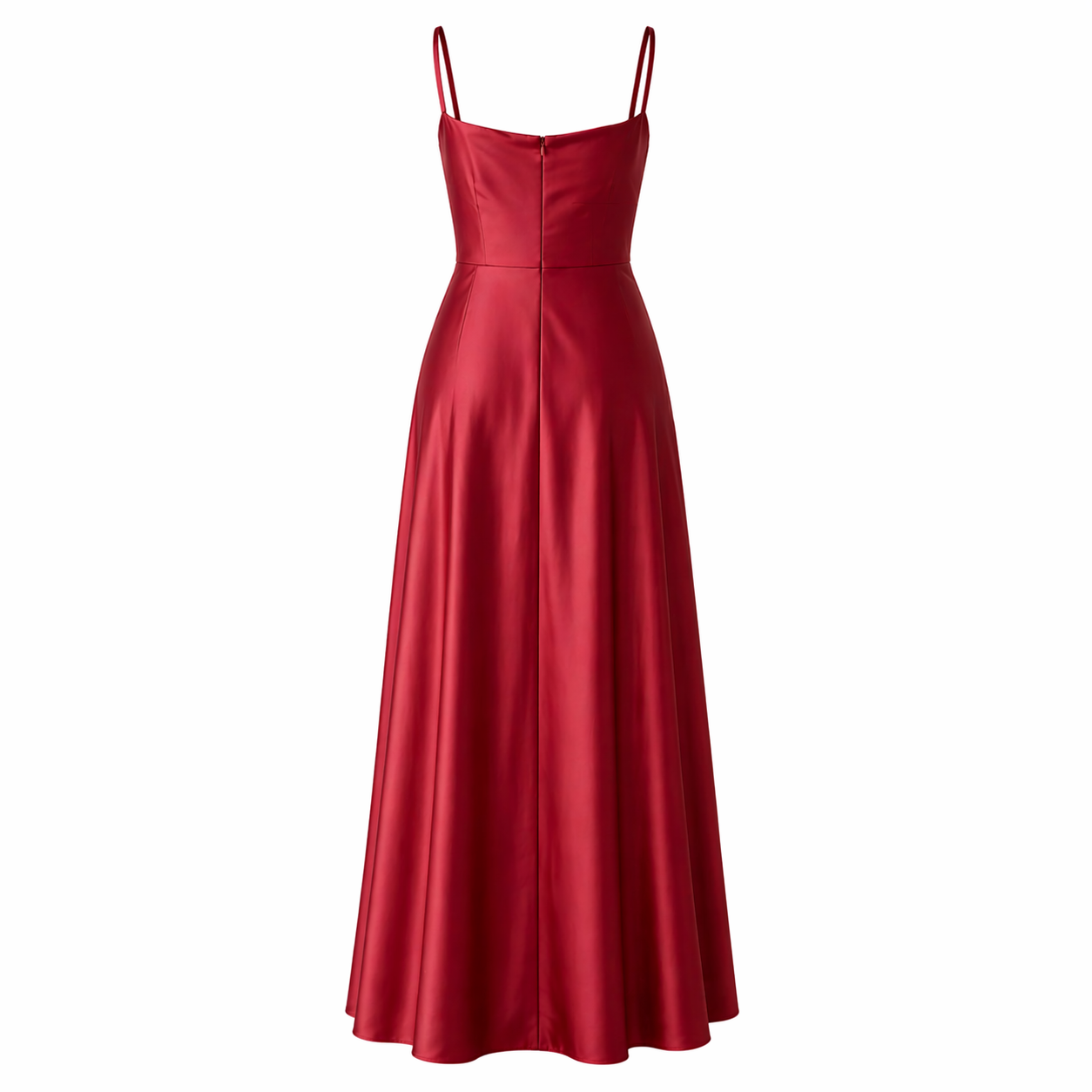 Maxi Dress | Elegant Silk | High Slit, Long Evening Dress