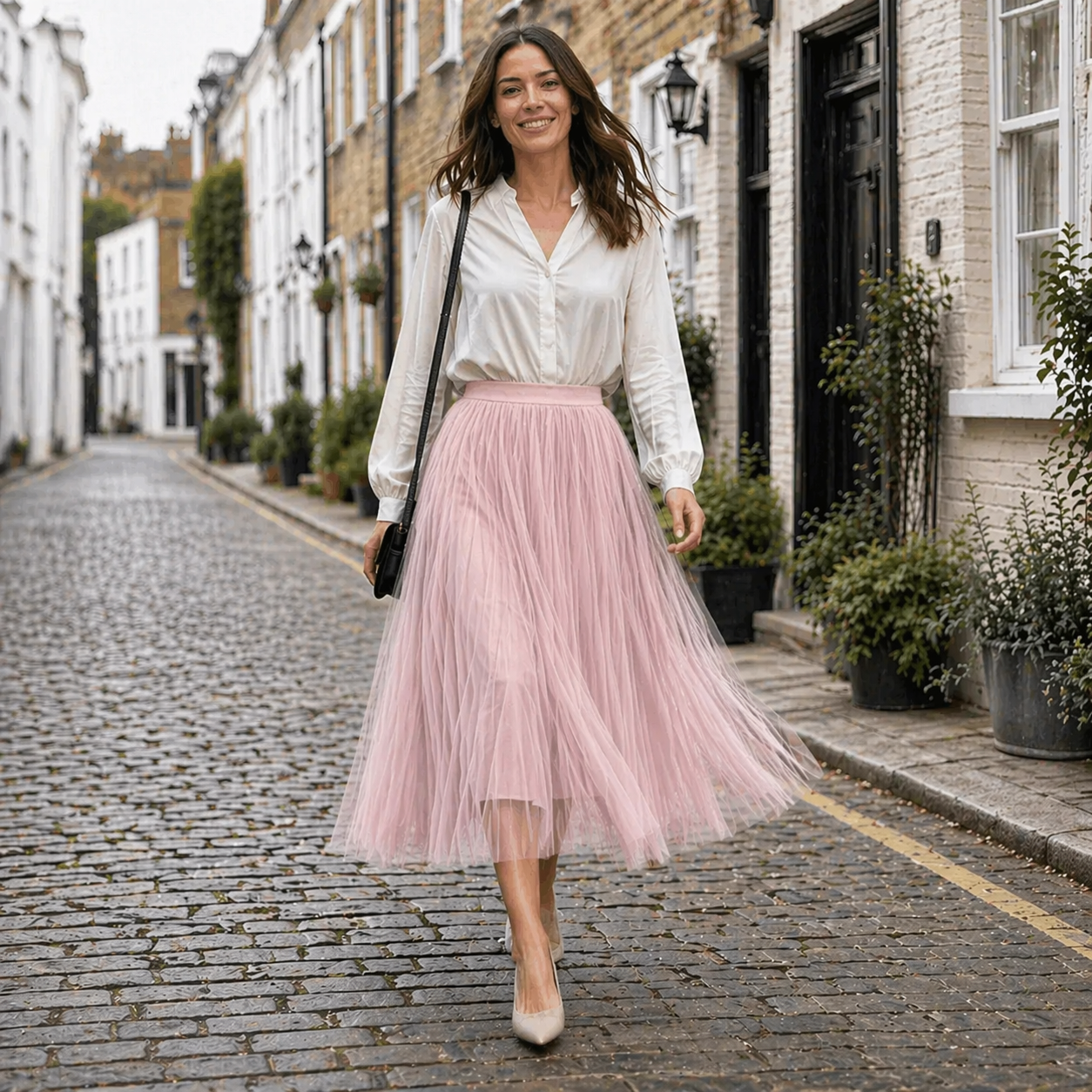 Falda Midi Cintura Alta Diseño Elegante Comodidad Garantizada