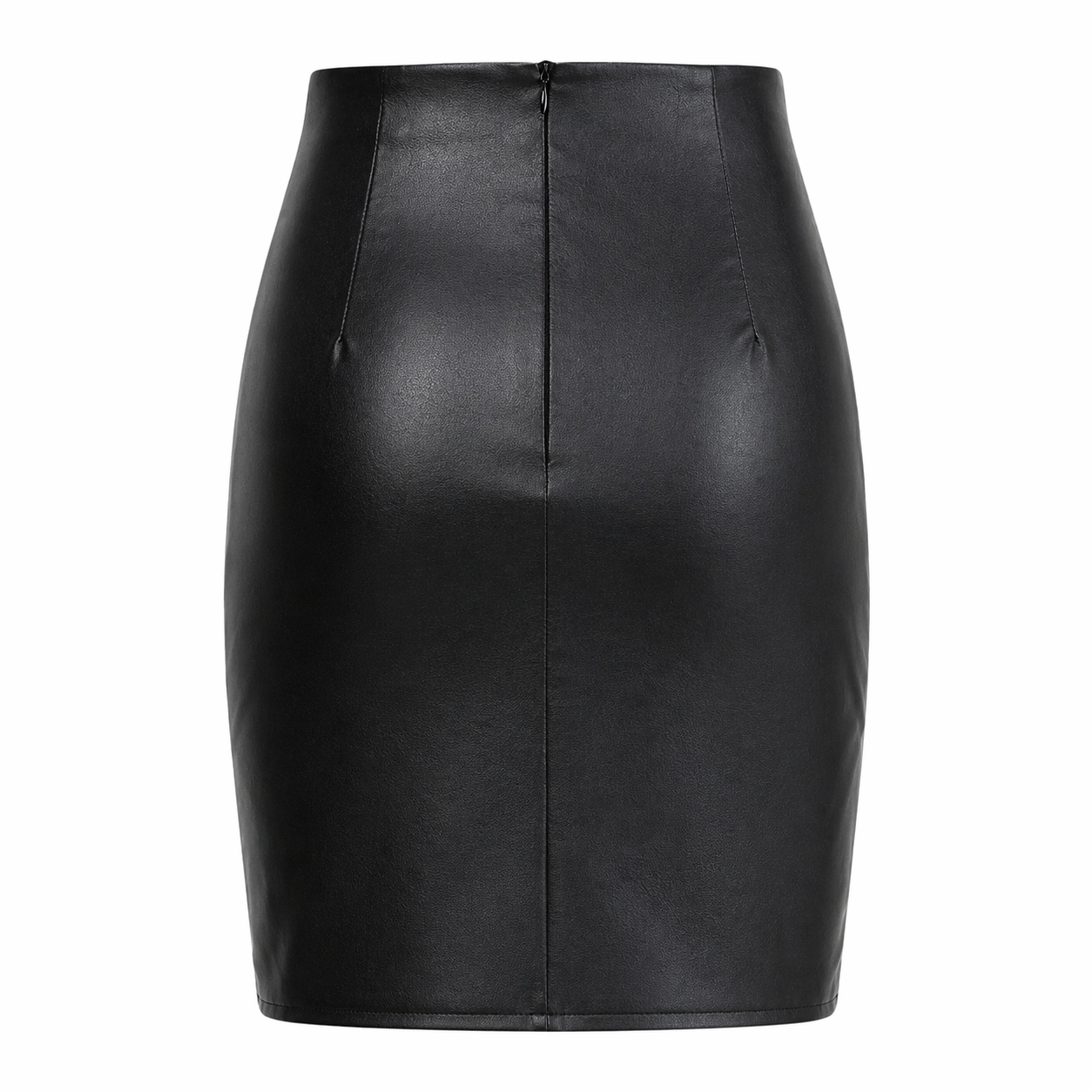 Jupe Midi Femme Noir Minimaliste Design Élégant
