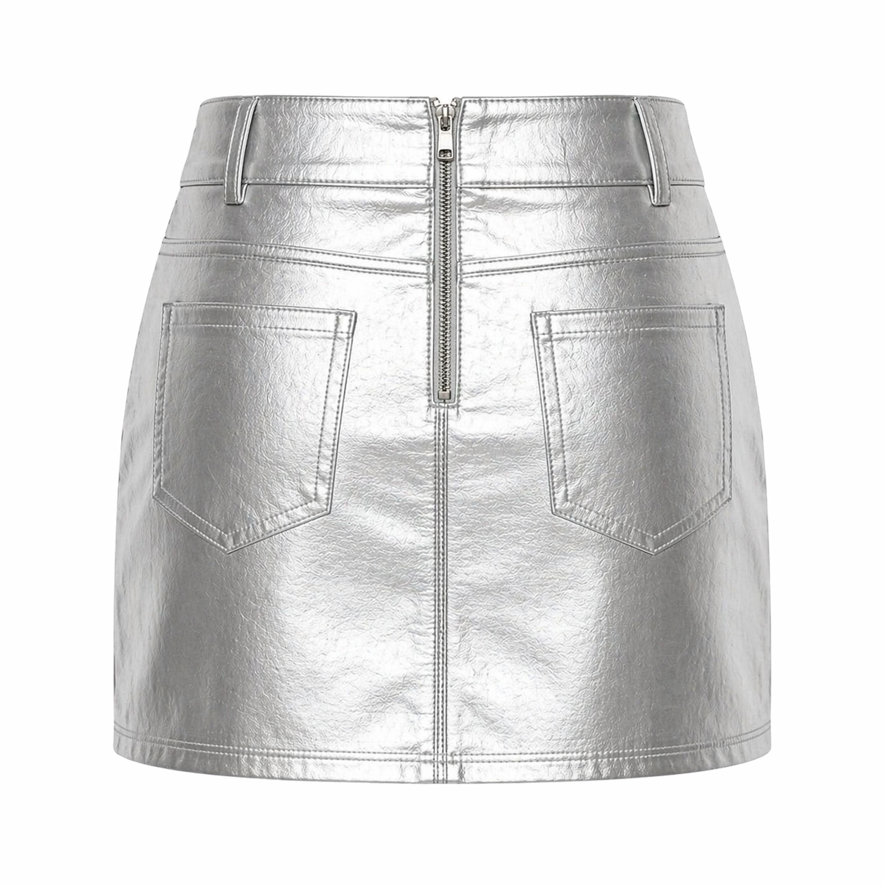 Silver Skirt | Unique Design | Effortless Style