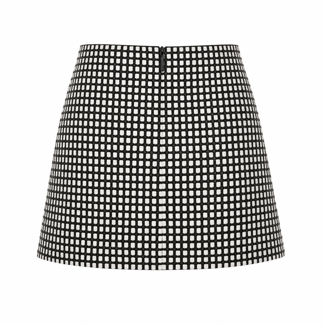 Glamorous Mini Skirt High-Waist Sparkling Net Design