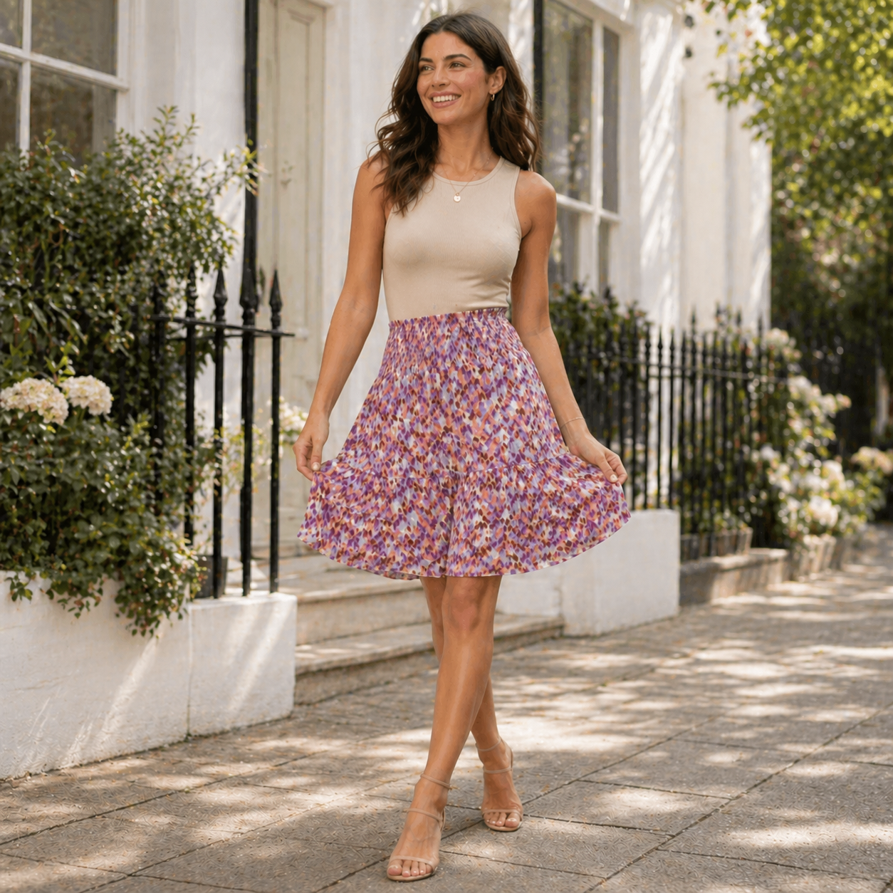Jupe Midi Style d'Été Confort Assuré