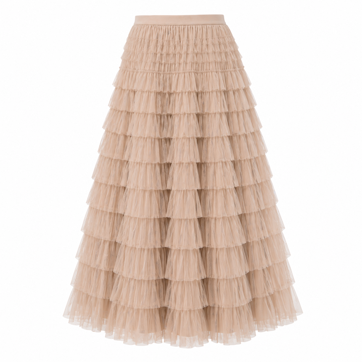 Tulle Midi Skirt | Flowing Style | Versatile Design