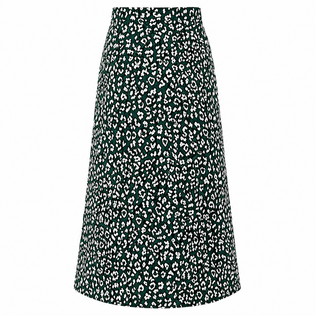 Maxi Skirt | Unique Leopard Print | High Slit