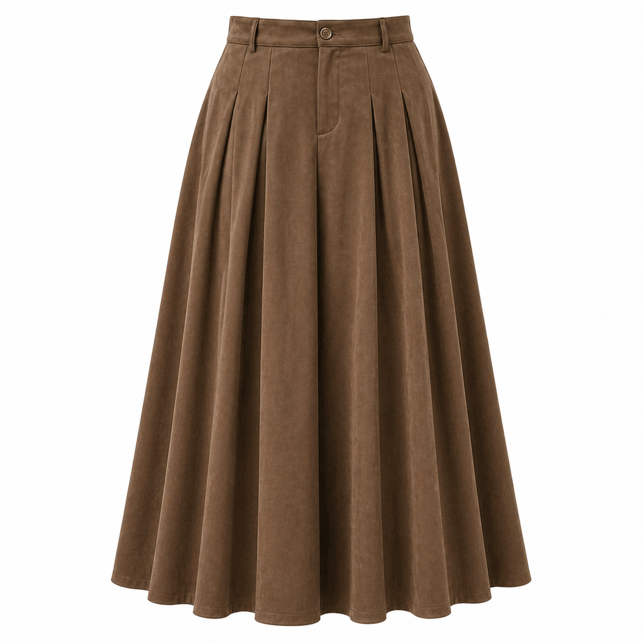 A-Line Maxi Skirt | High-Waisted | Pleated Design