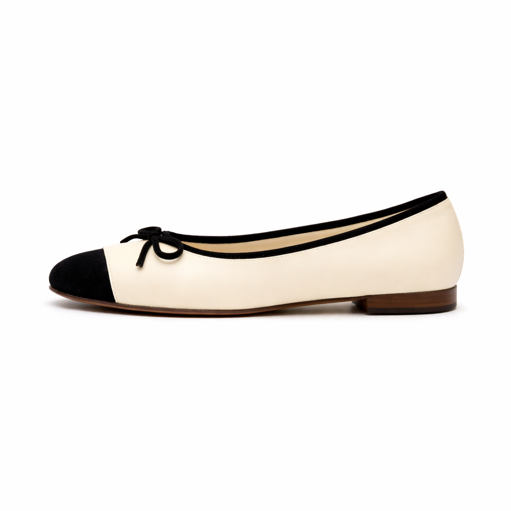 Women's Ballet Flats | Elegant Bow, Comfortable Fit | Lightweight Slip On