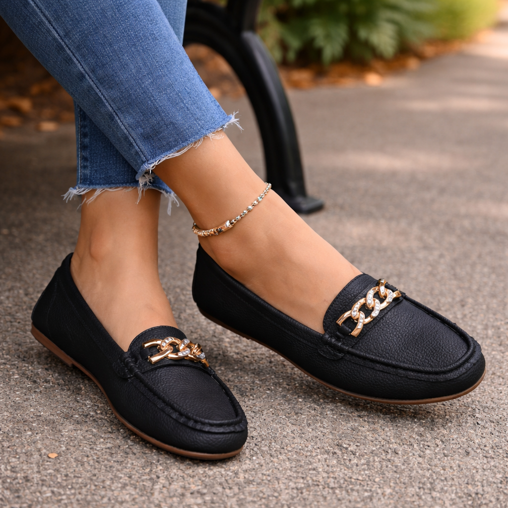 Women's Leather Loafers | Orthopedic Comfort | Soft Leather Slip-On