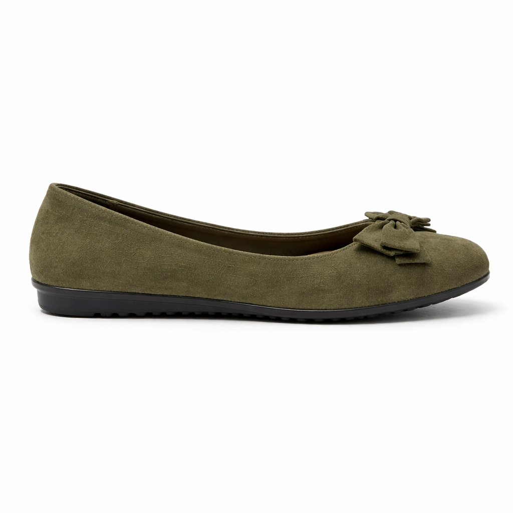 Women's Ballet Flats | Bow Detail, Elegant Style | Slip On Shoes