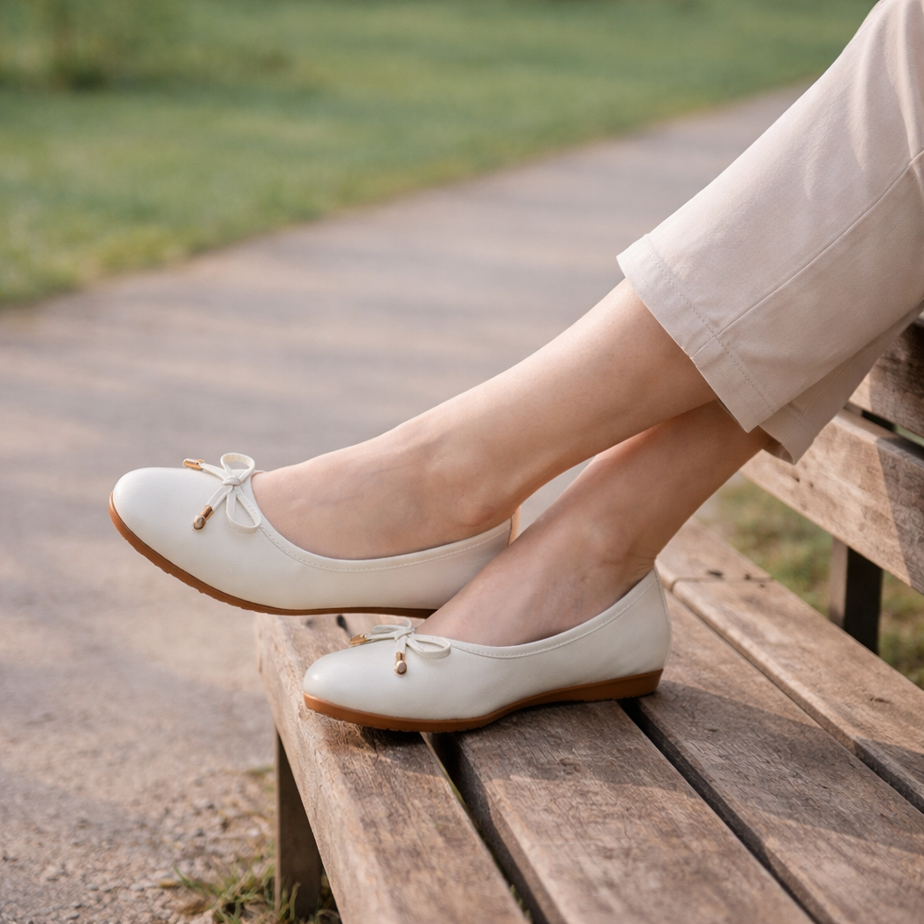Women's Ballet Flats | Chic Bow Design, Comfortable Fit