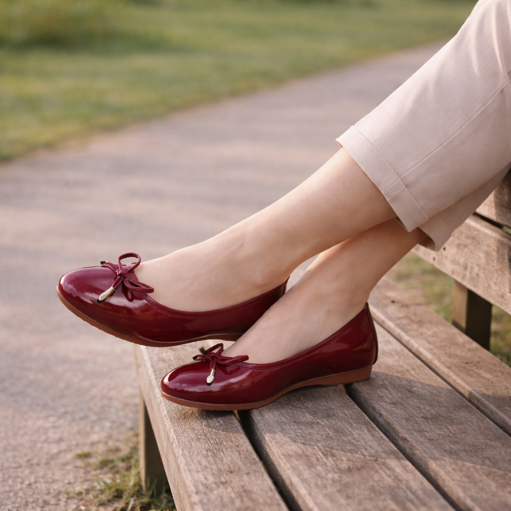 Women's Ballet Flats | Chic Bow Design, Comfortable Fit