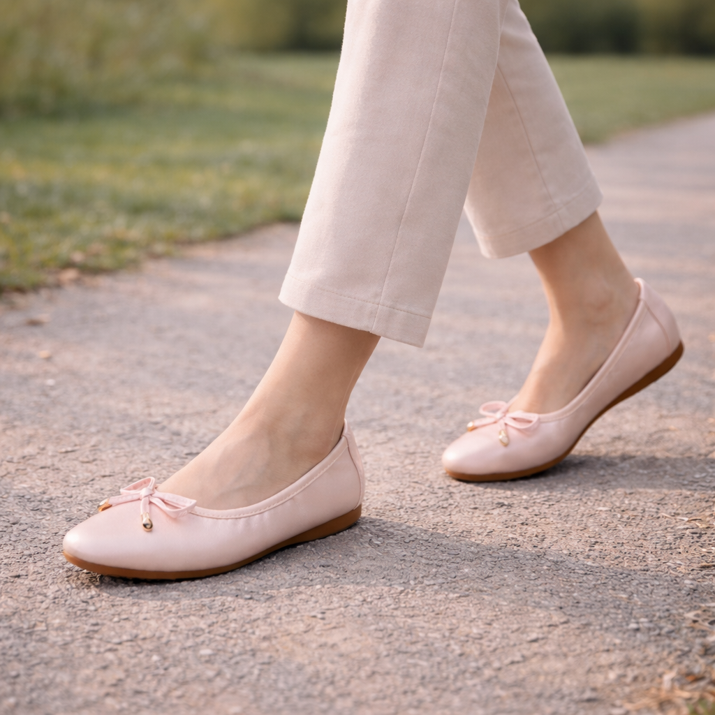 Women's Ballet Flats | Chic Bow Design, Comfortable Fit