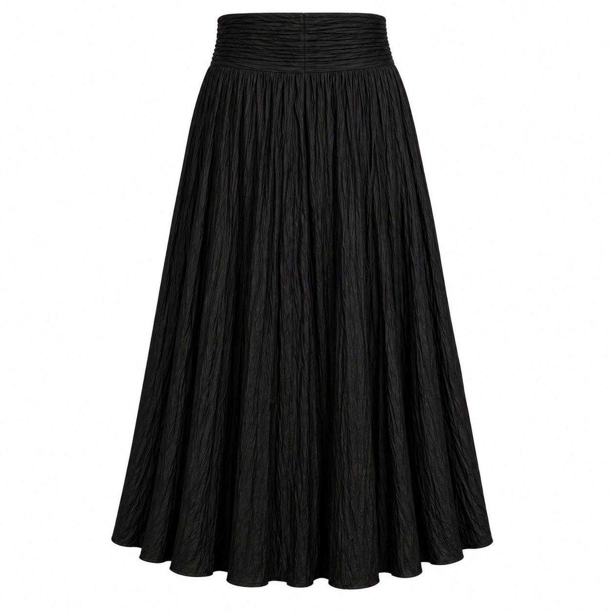 Maxi Skirt | High Waist, Pleated | Plus Shirt