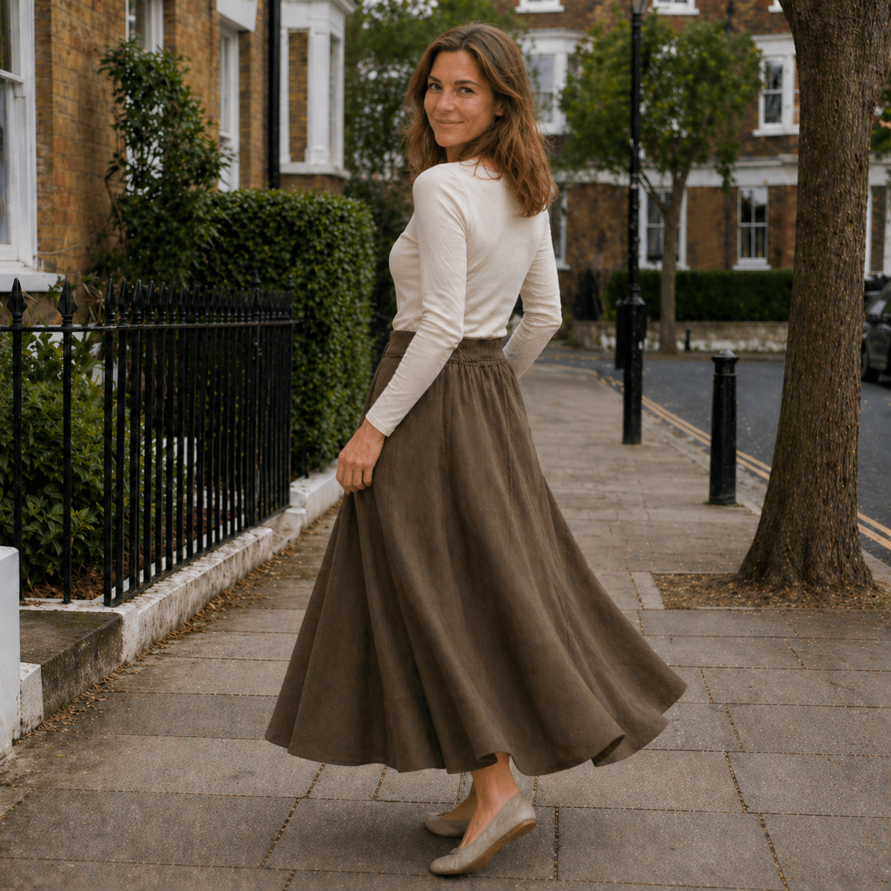 Women's Maxi Skirt | Practical Drawstring | Soft Material