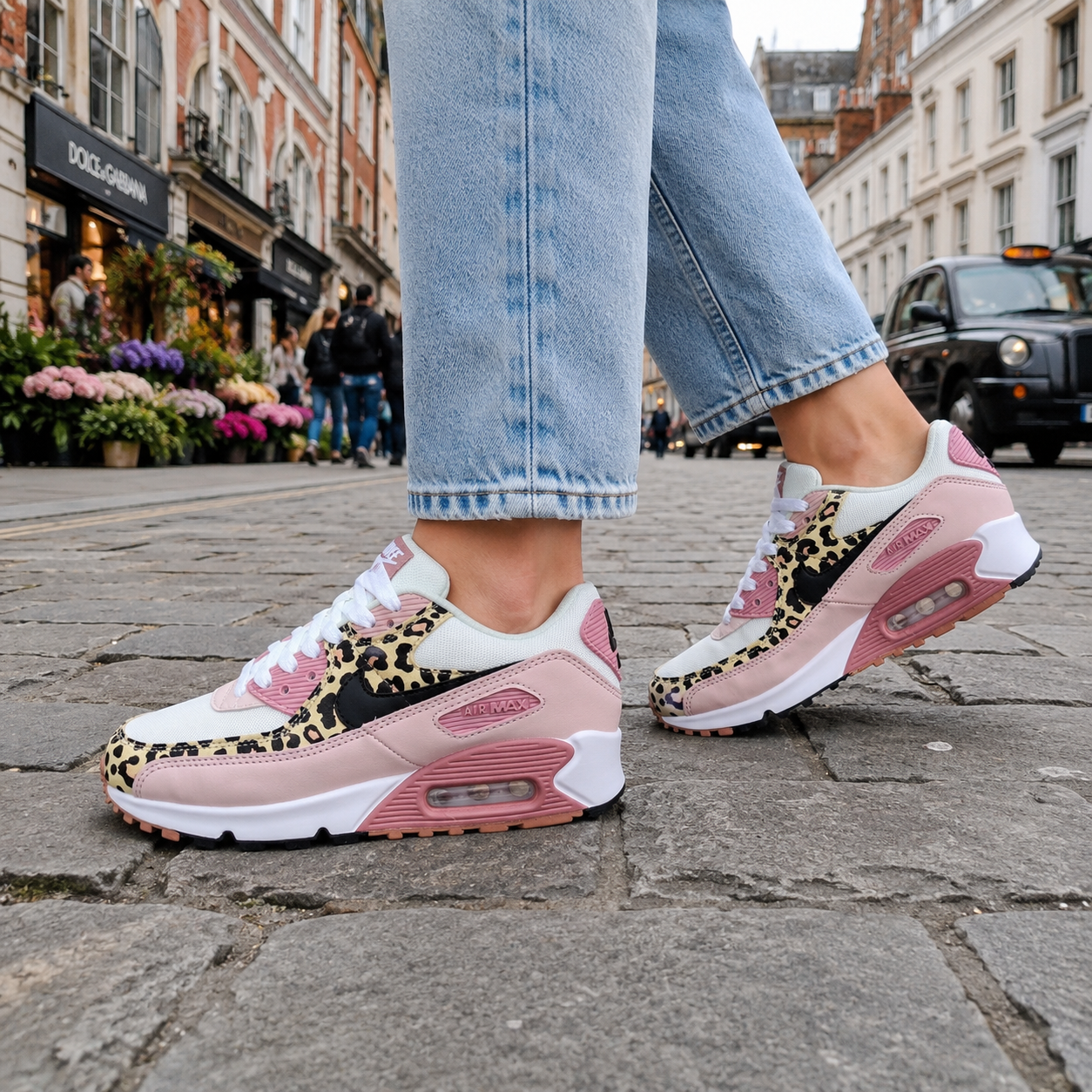 Women's Shoes | Leopard Pink | Breathable, Comfortable
