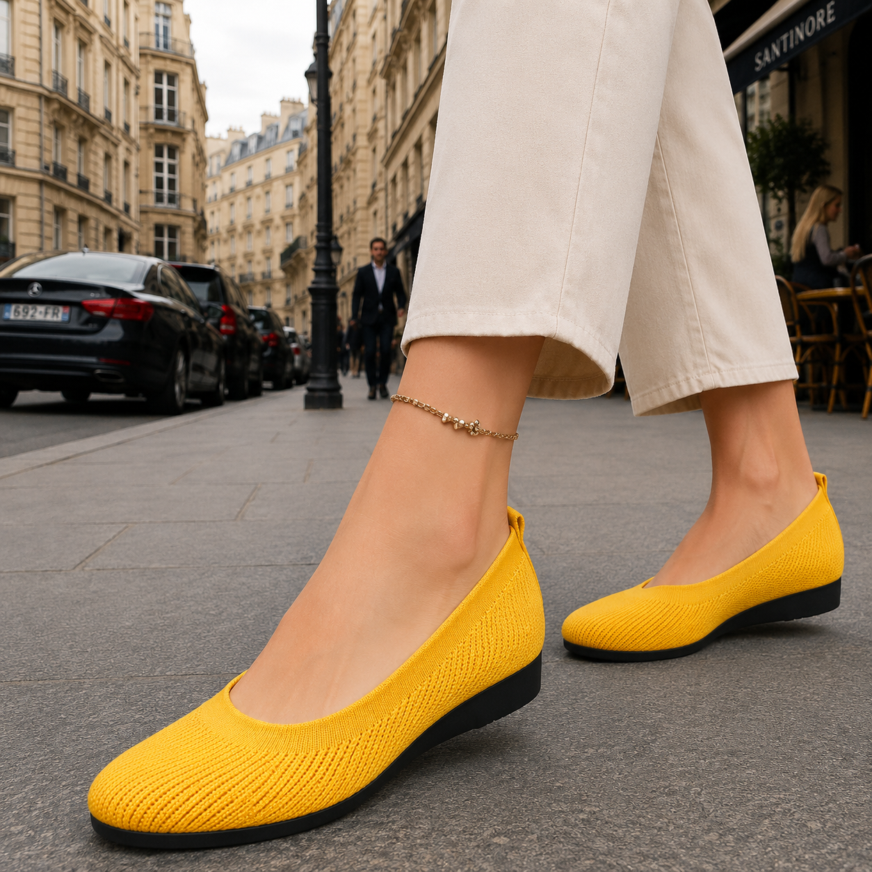 Comfortable Women's Ballerina Flats Lightweight Slip-On