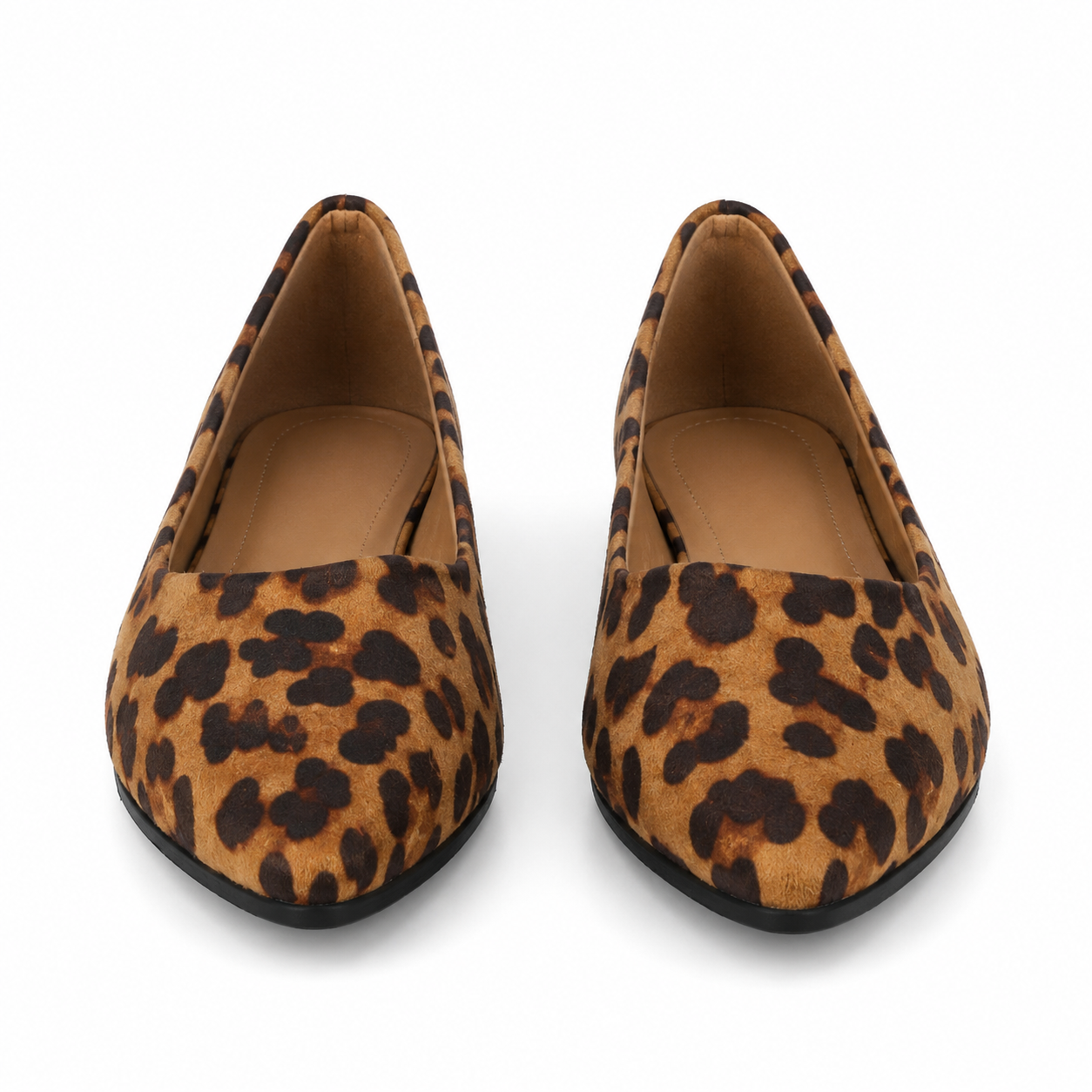 Women's Ballet Flats | Leopard Print | Elegant Slip-On Style