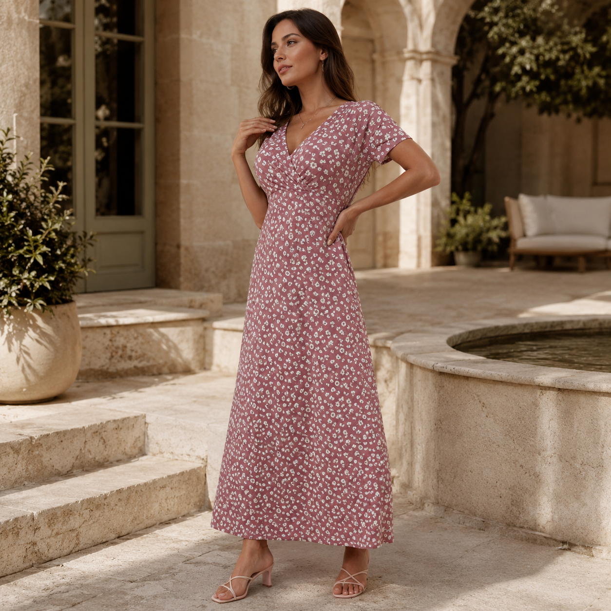Floral Maxi Dress | Women, Lightweight Fabric | Casual Summer Style