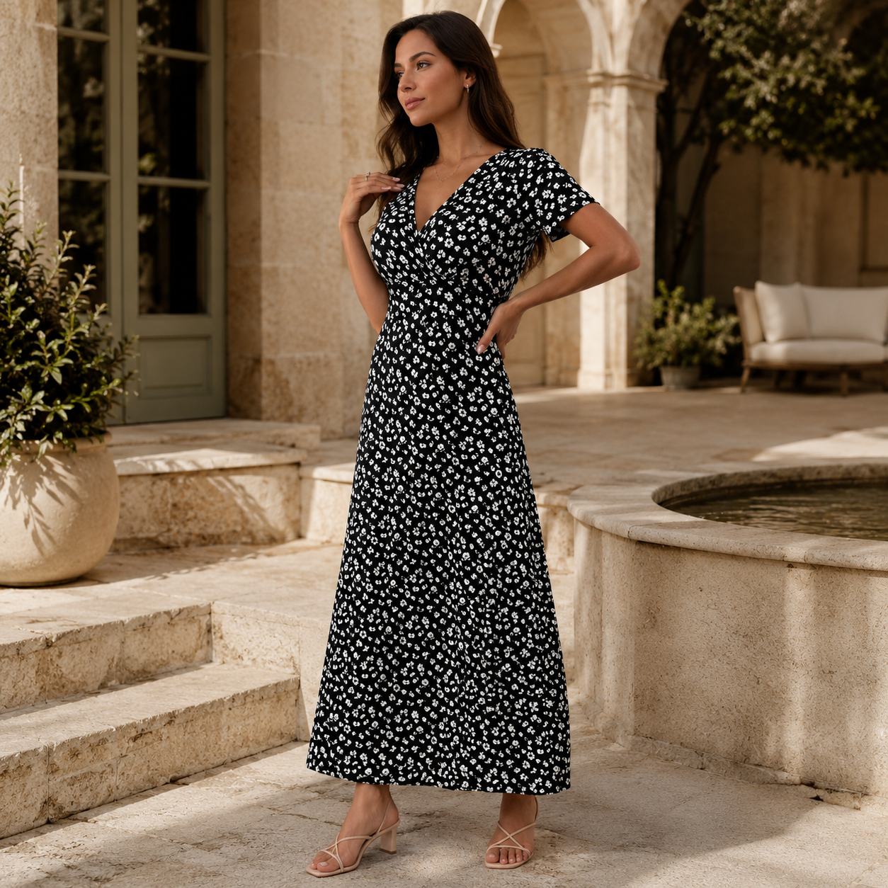 Floral Maxi Dress | Women, Lightweight Fabric | Casual Summer Style