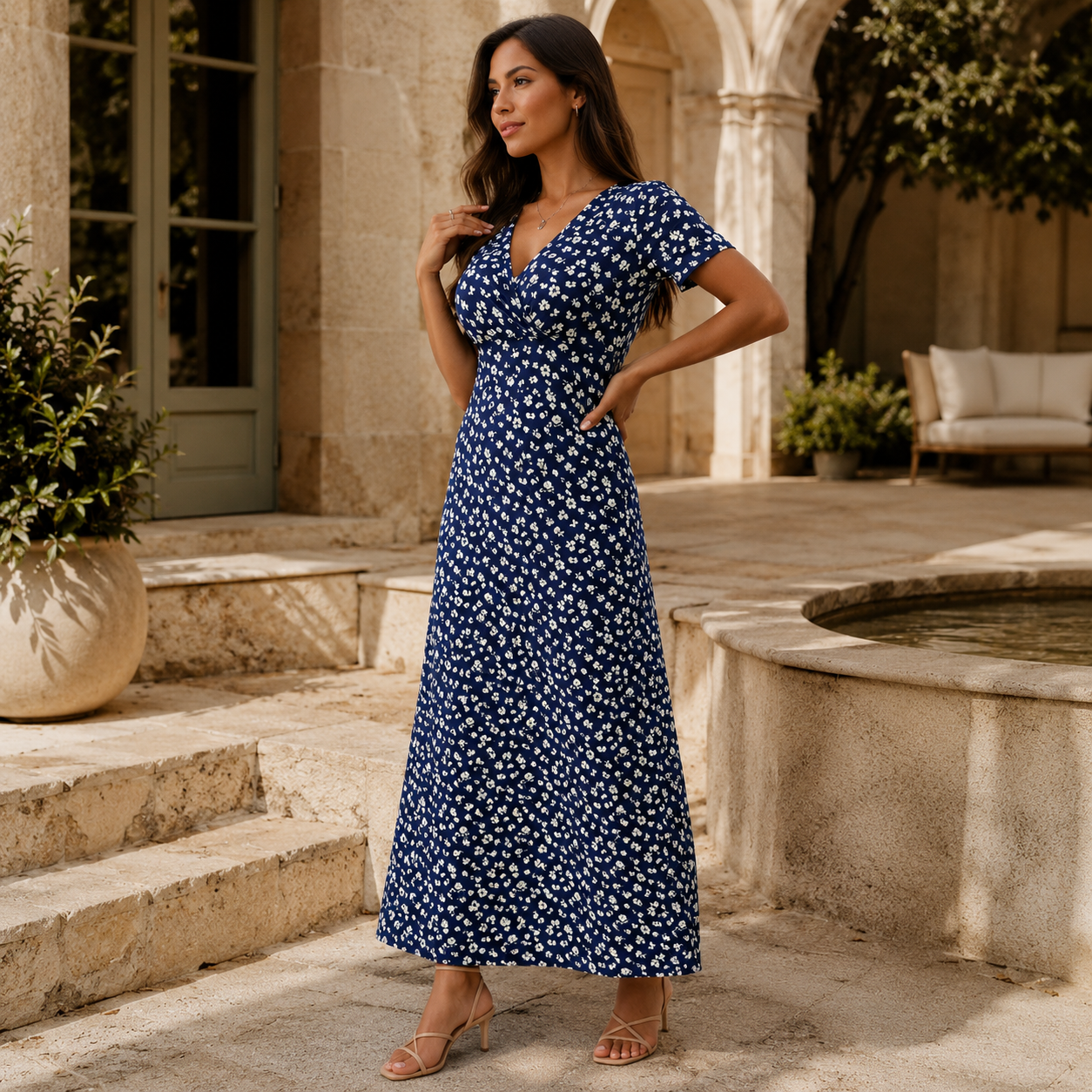 Floral Maxi Dress | Women, Lightweight Fabric | Casual Summer Style