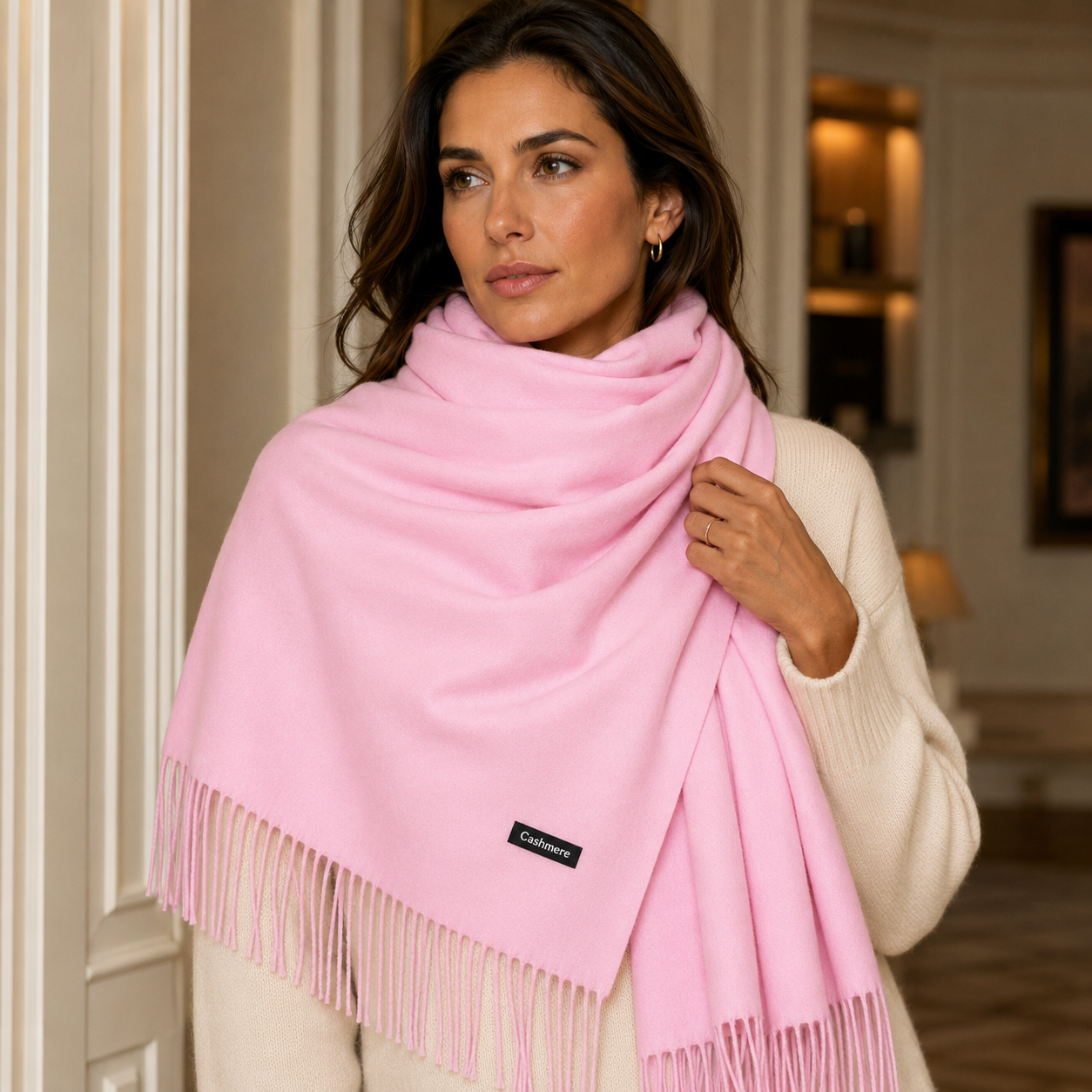 LuxeSoft Cashmere Scarf - Elegant - Ultra-Soft - Lightweight - Warm - Cozy