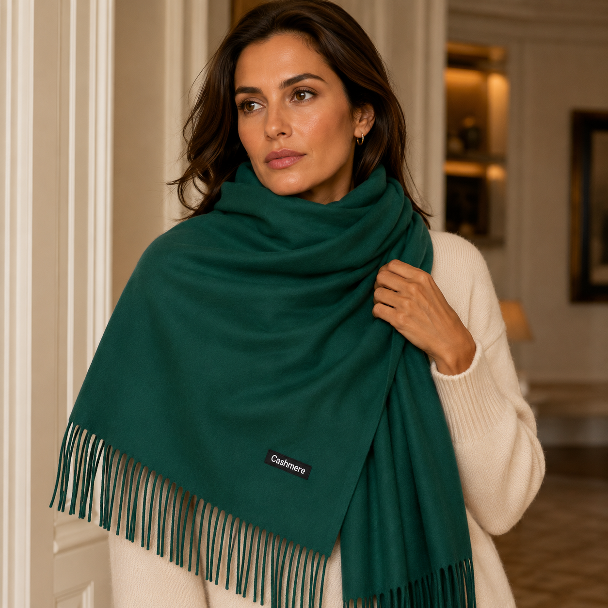 LuxeSoft Cashmere Scarf - Elegant - Ultra-Soft - Lightweight - Warm - Cozy
