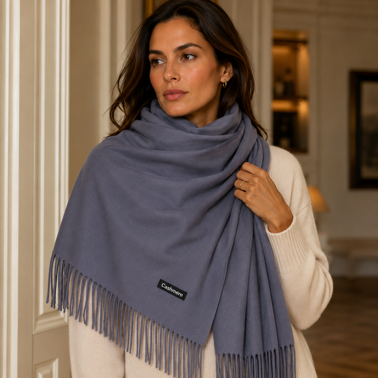LuxeSoft Cashmere Scarf - Elegant - Ultra-Soft - Lightweight - Warm - Cozy