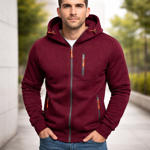 Men's Zip Hoodie | Casual Sportswear | Comfortable Fit