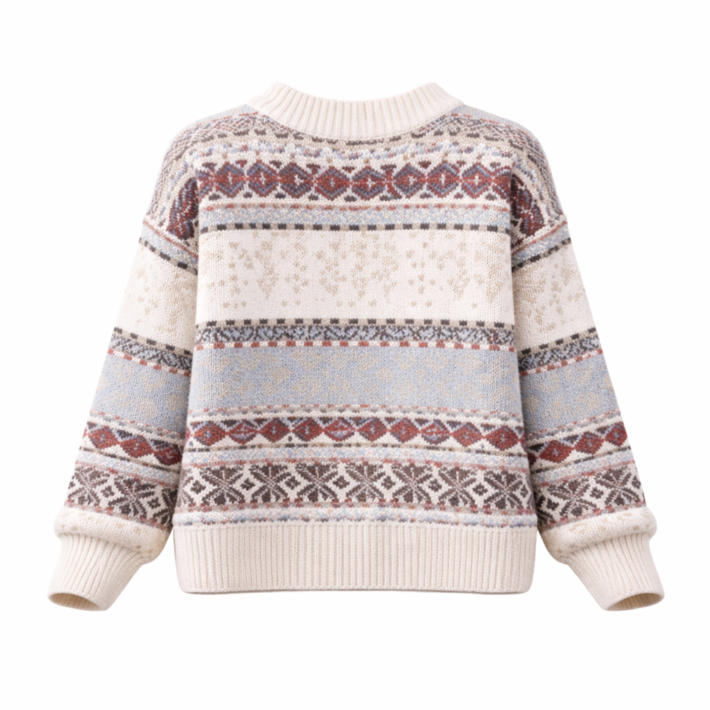 Women's Christmas Sweater | Reindeer Design | Cozy Winter Knit