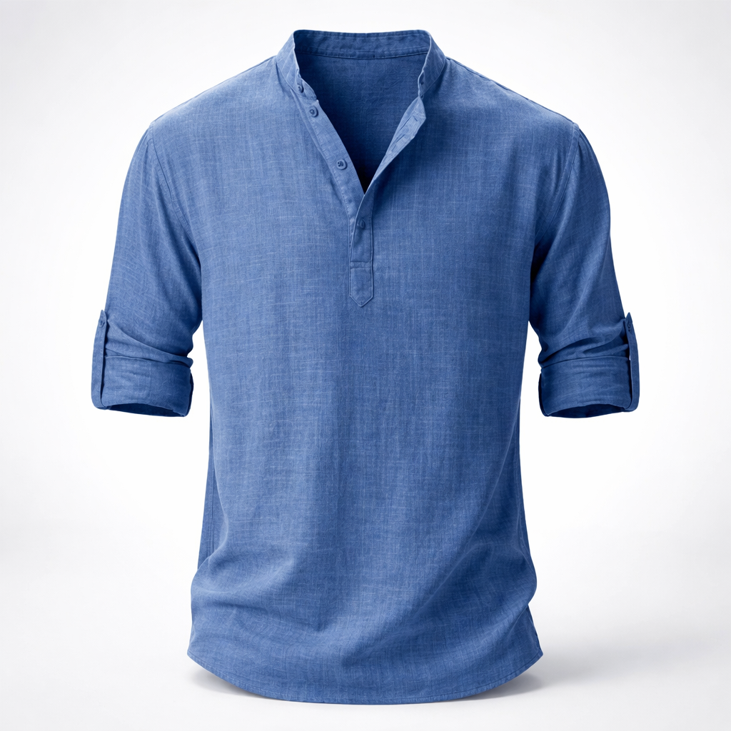 Men's Henley Shirt | Lightweight Summer Casual