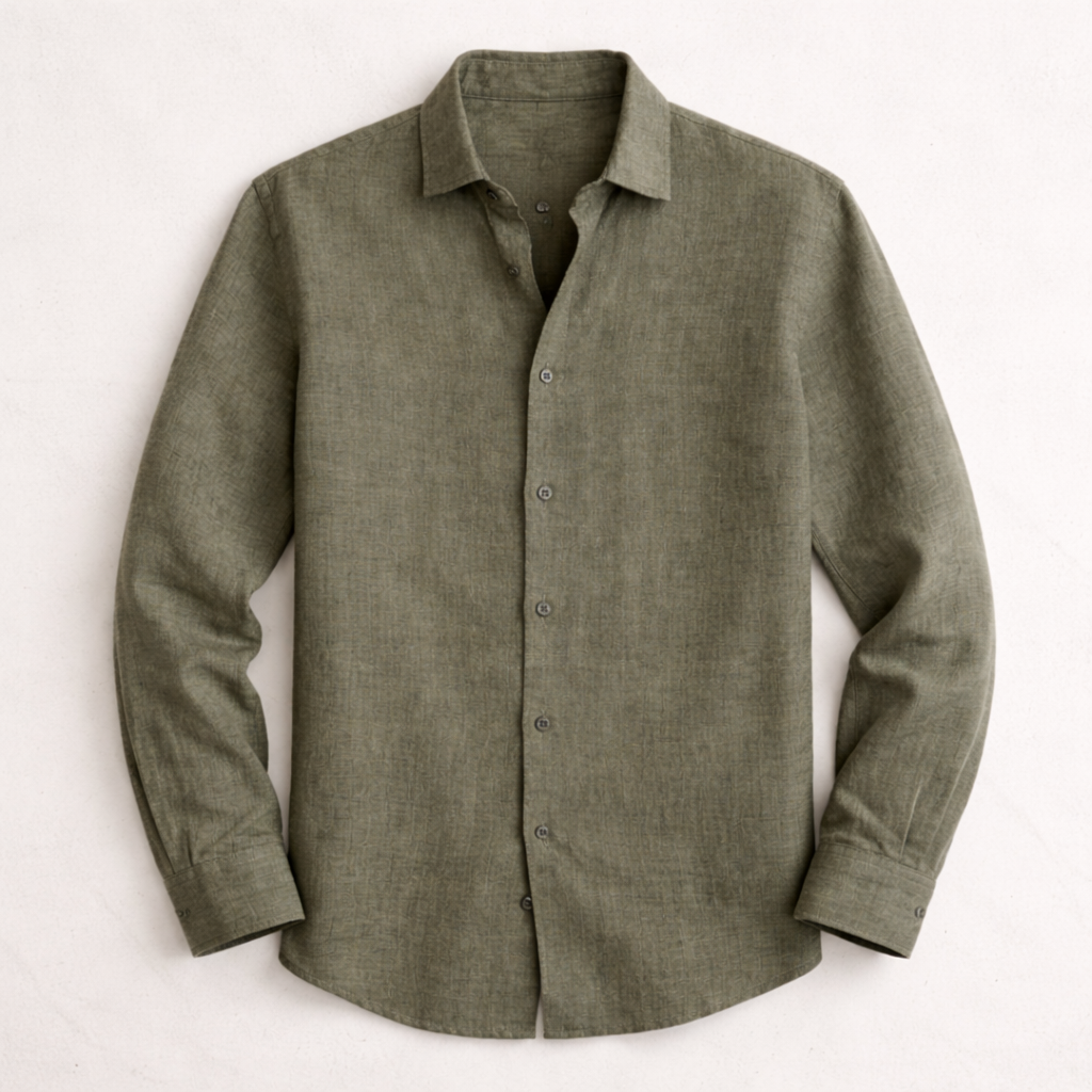 Men’s Linen Long sleeve Shirt | Breathable, lightweight