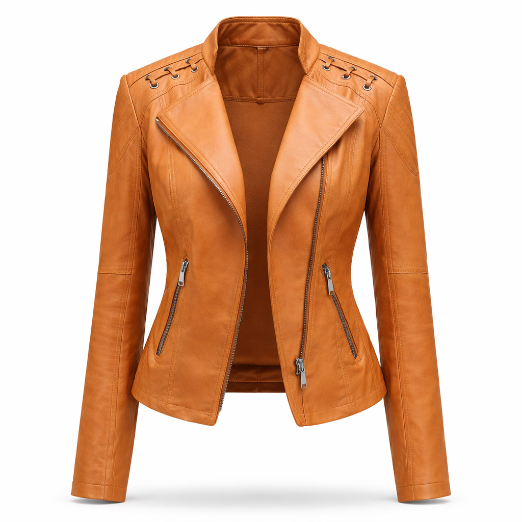 Women’s Leather Jacket | Elegant, tailored fit | Classic style