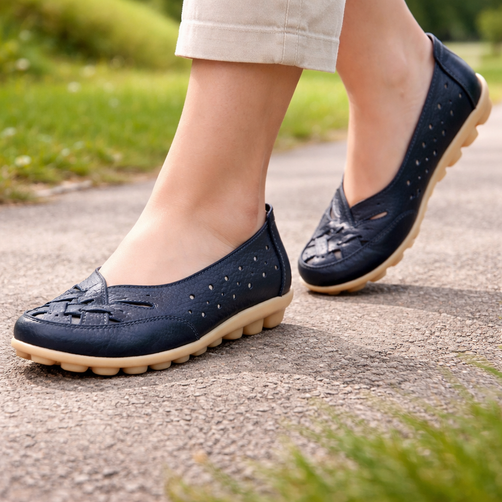 Ballet Flats | Women Comfortable Shoes | Leather, Soft Sole