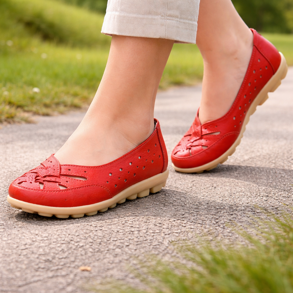 Ballet Flats | Women Comfortable Shoes | Leather, Soft Sole