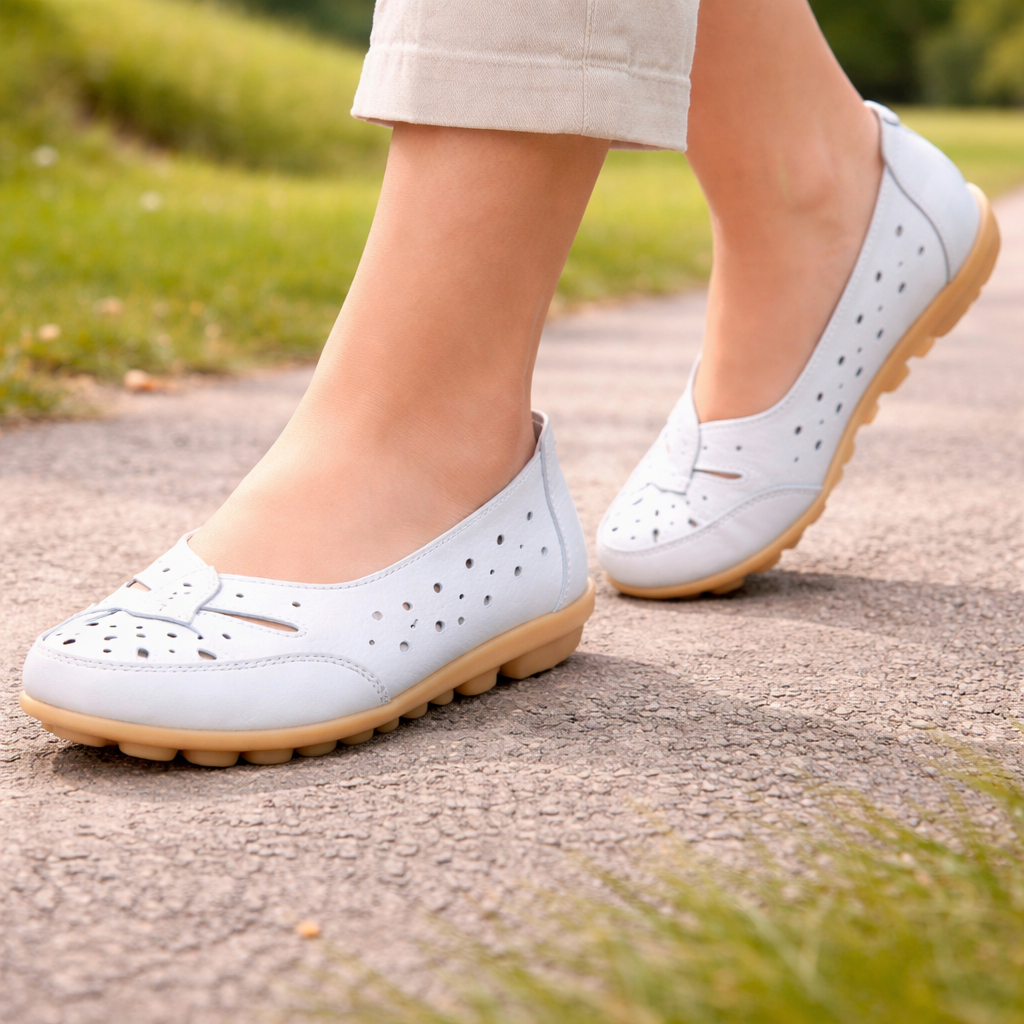 Ballet Flats | Women Comfortable Shoes | Leather, Soft Sole