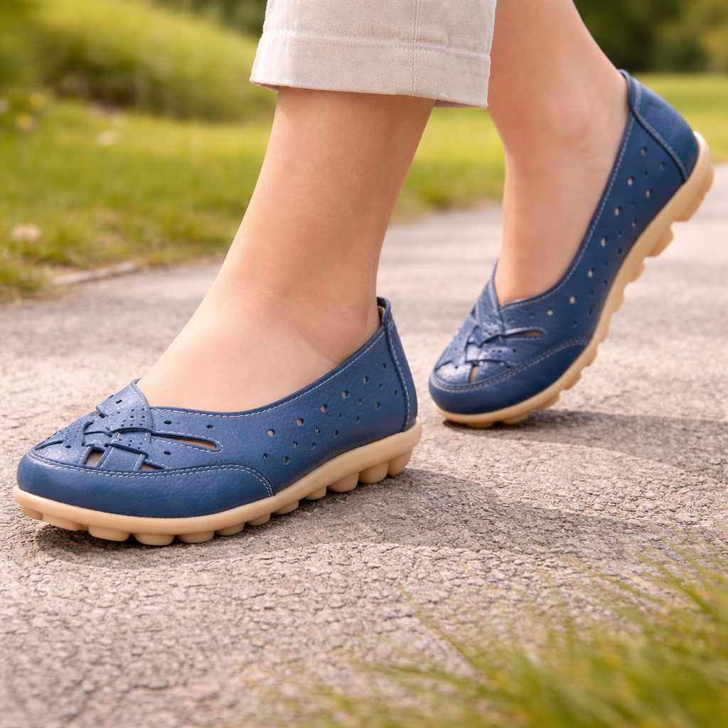 Ballet Flats | Women Comfortable Shoes | Leather, Soft Sole