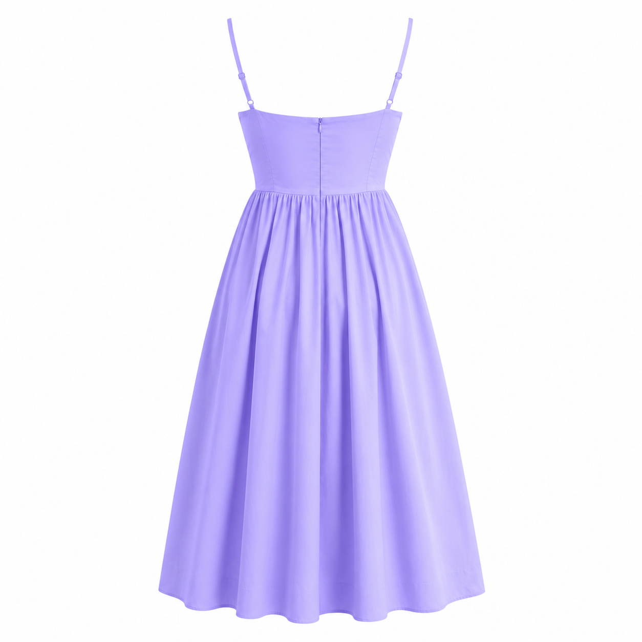 Evening Strappy Midi Dress - Elegant Women's Cocktail Dress