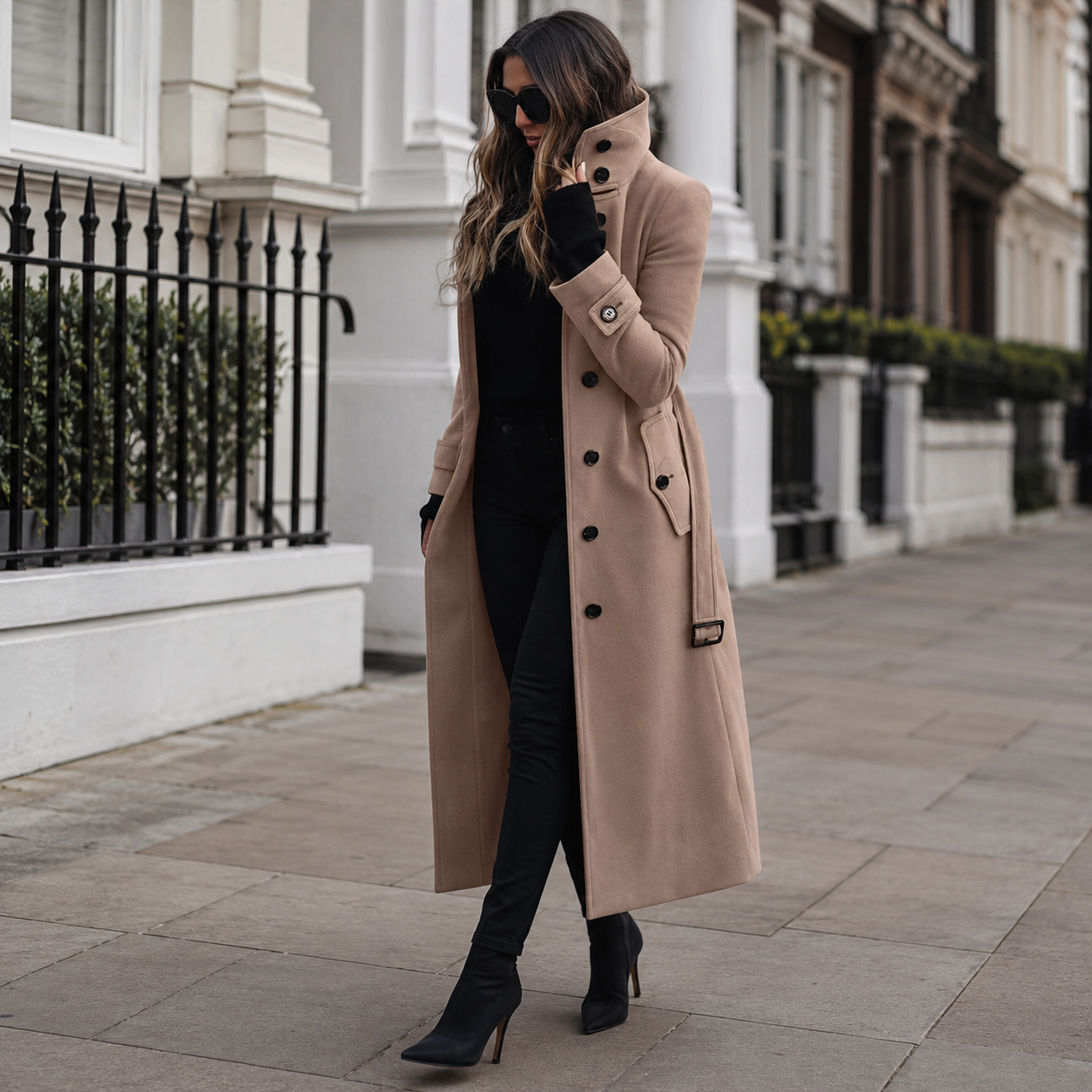 Stylish and Warm Trench Coat for Women - Comfort and Elegance