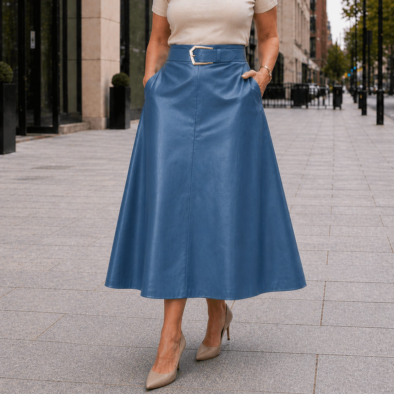 Maxi Skirt | Women's High Waist, Casual Wear | Regular Fit