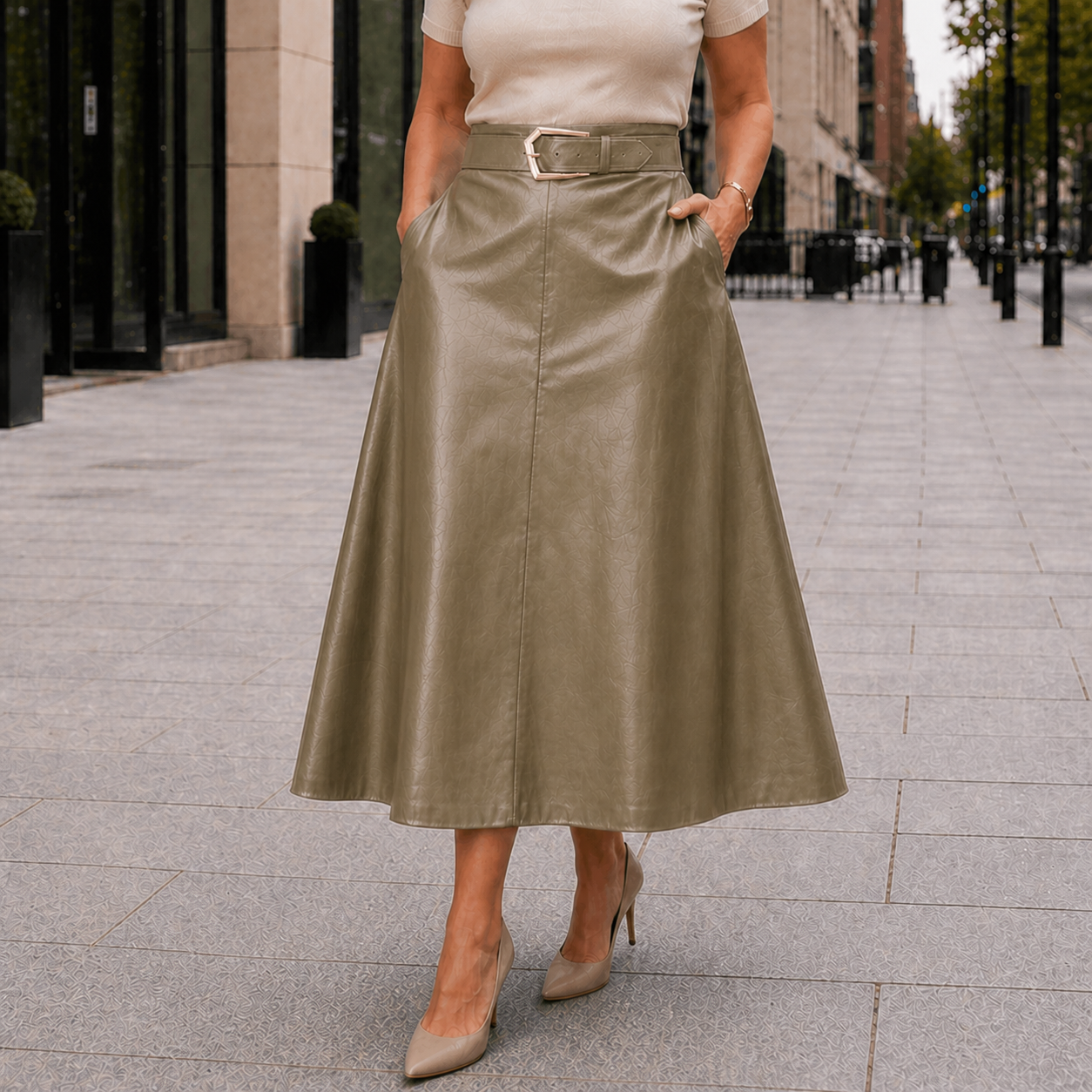 Maxi Skirt | Women's High Waist, Casual Wear | Regular Fit