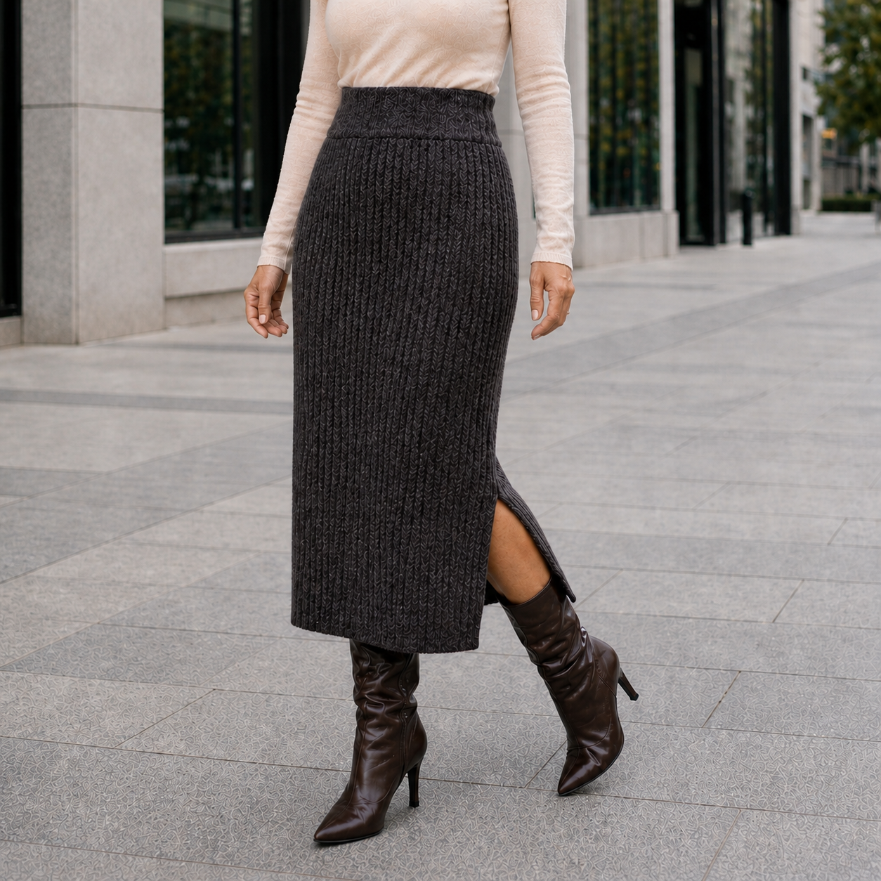 Skirt | Warm, Comfortable Fit | Elegant Women's Winter Style