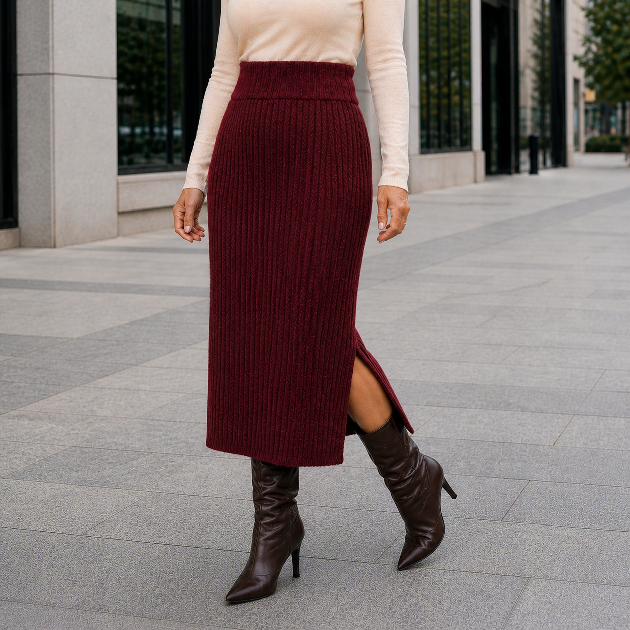 Skirt | Warm, Comfortable Fit | Elegant Women's Winter Style