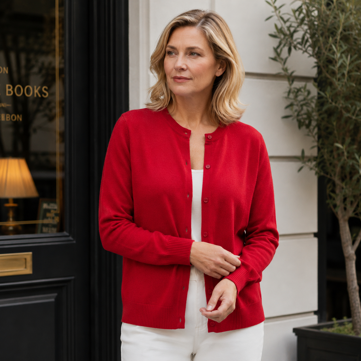 Women's Cardigan - Comfortable - Stylish - Elegant Solid Colour - Classic