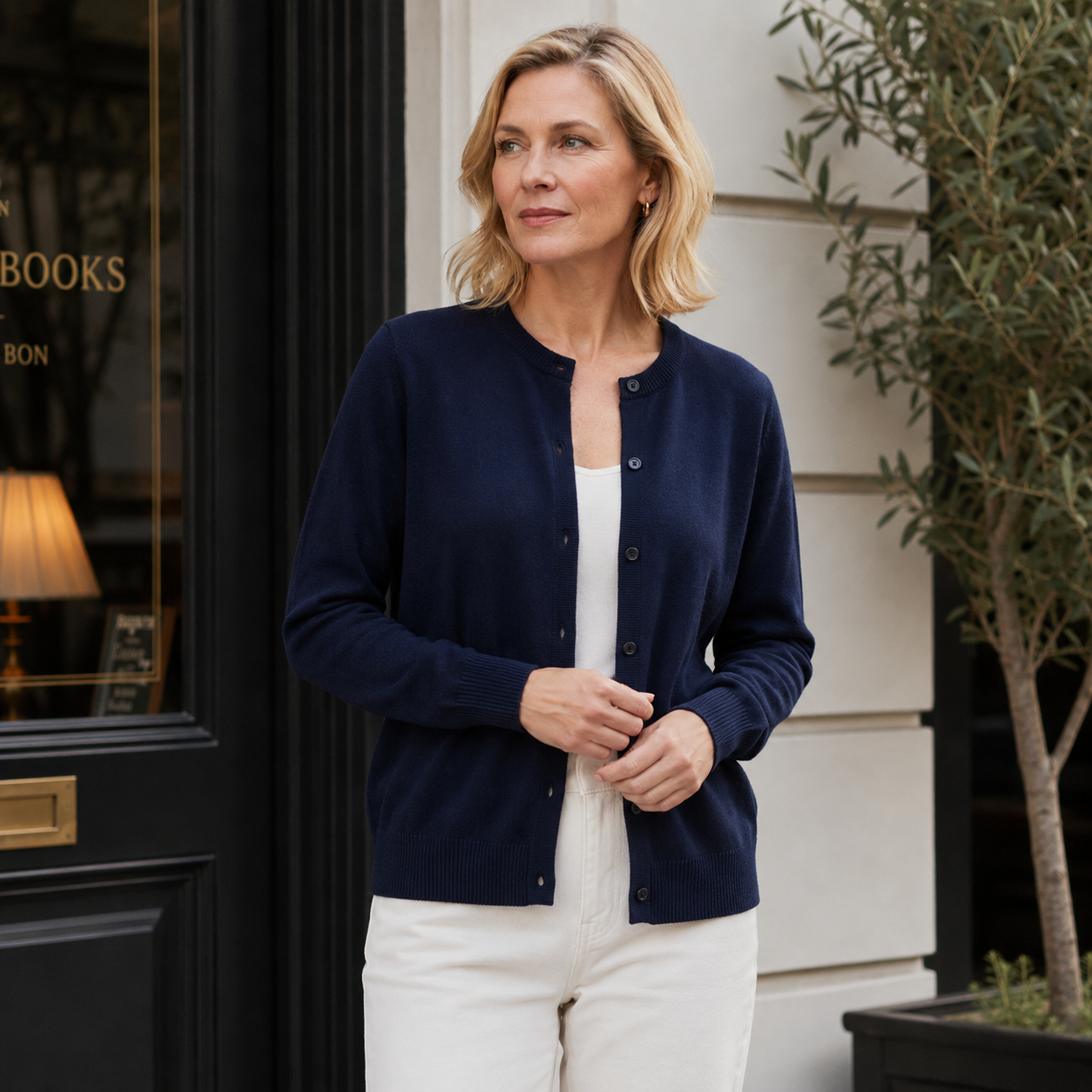 Women's Cardigan - Comfortable - Stylish - Elegant Solid Colour - Classic