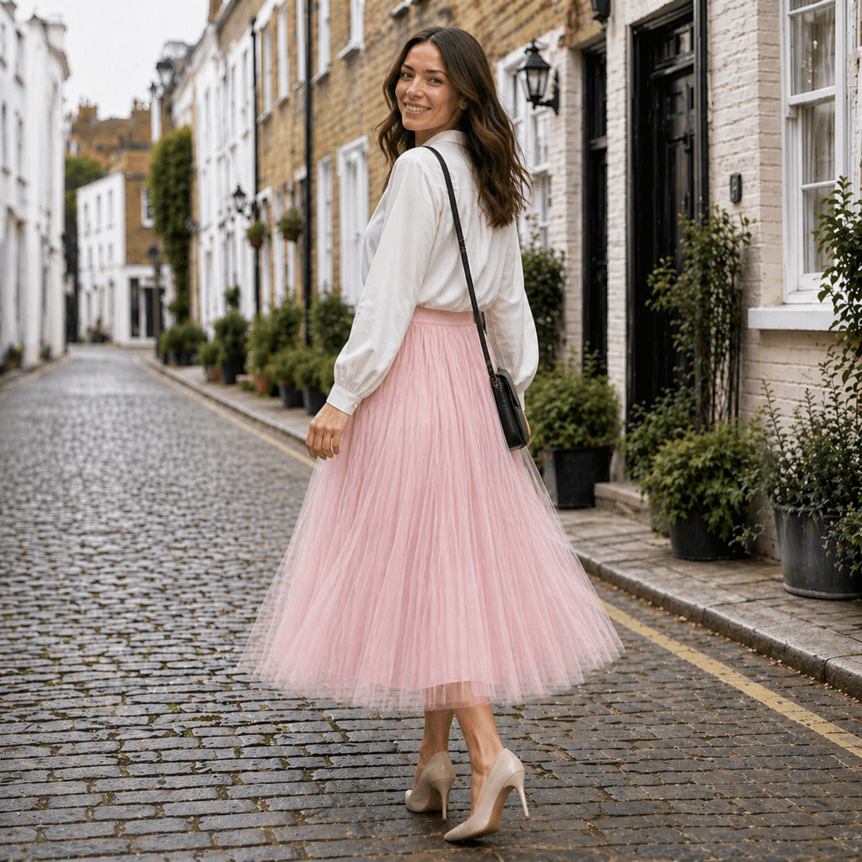 Falda Midi Cintura Alta Diseño Elegante Comodidad Garantizada