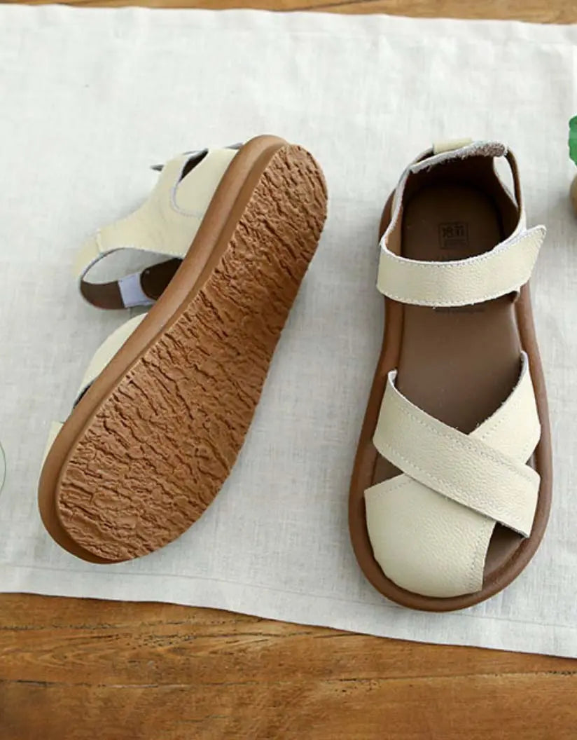 Cushioned Leather Sandals | Women's Comfortable Summer Style