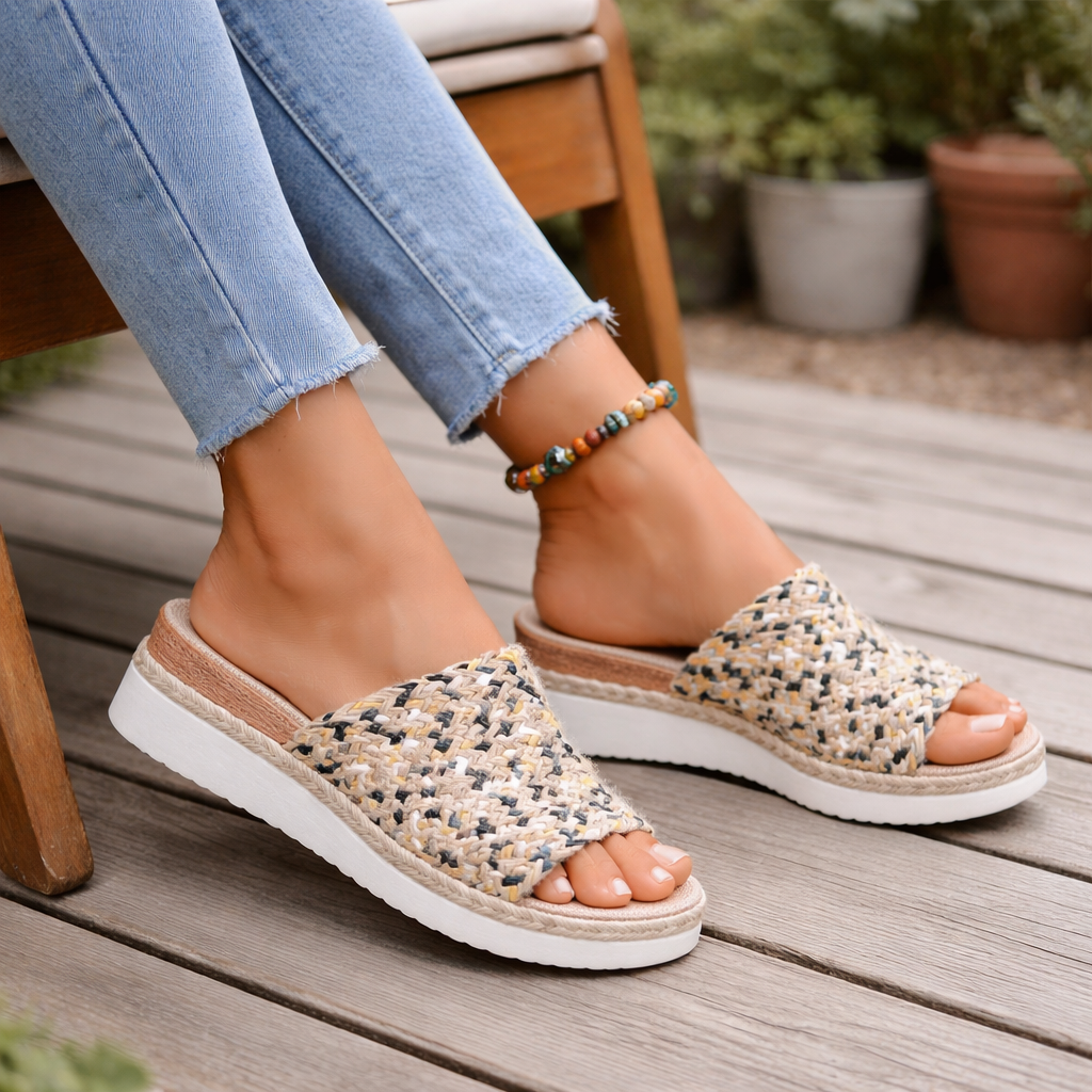 Women's Sandals | Wedge Sole, Woven, Open Toe