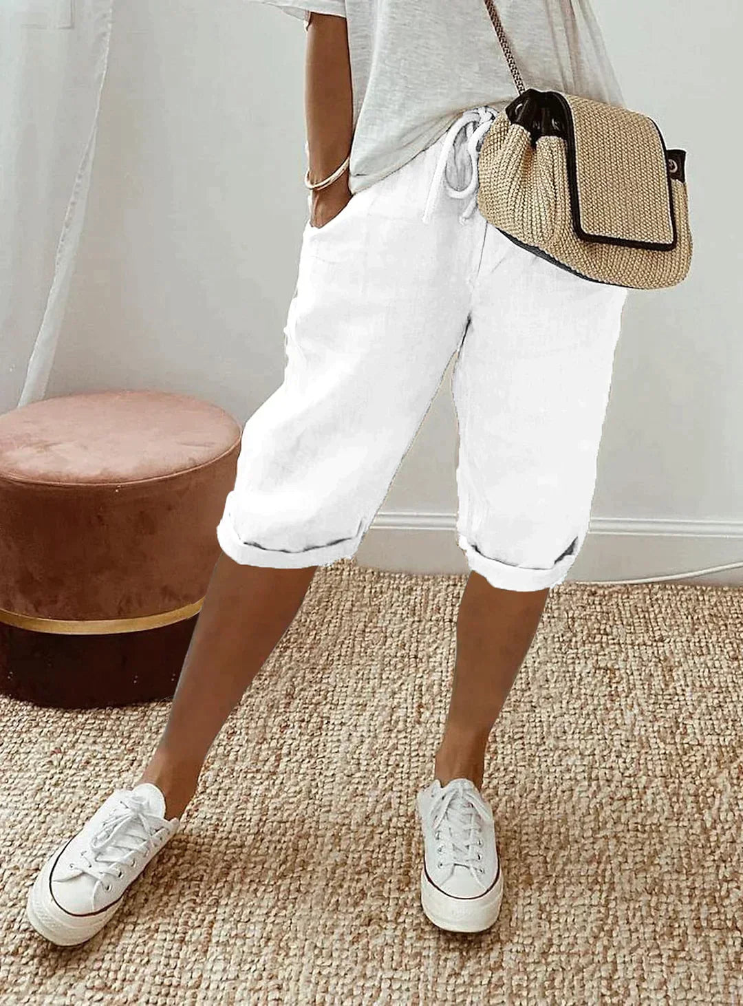 Eira | Women's Capri Pants in Polyester