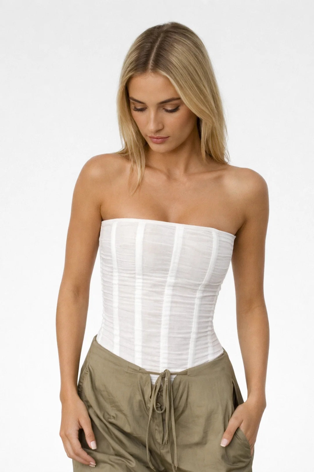 Women's Corset Top | Sleeveless, Shaping Tube Top