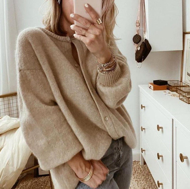 Women's Cardigan | Soft Knit, Relaxed Fit | Button Front